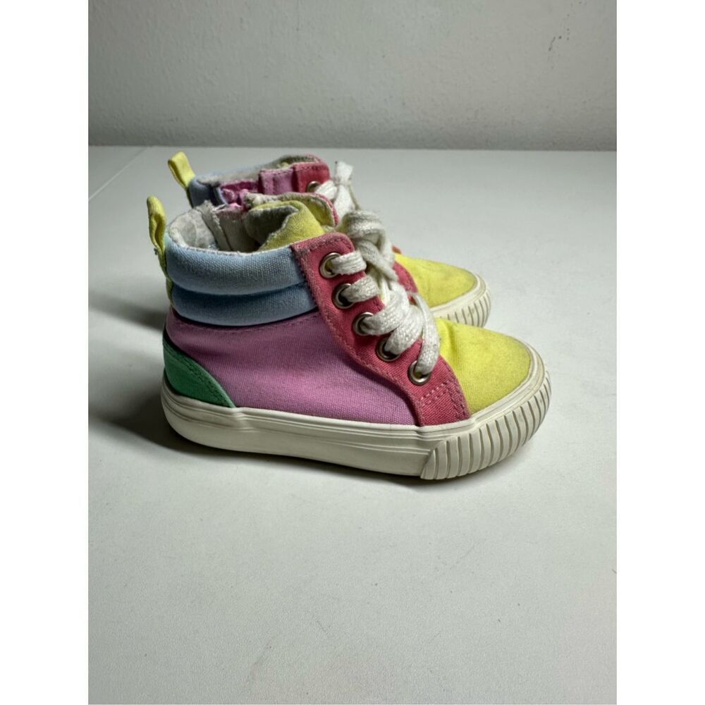 Toddler Girls' Nabi Colorblock Lace-Up Zipper Sneakers - Cat & Jack - SIZE 6